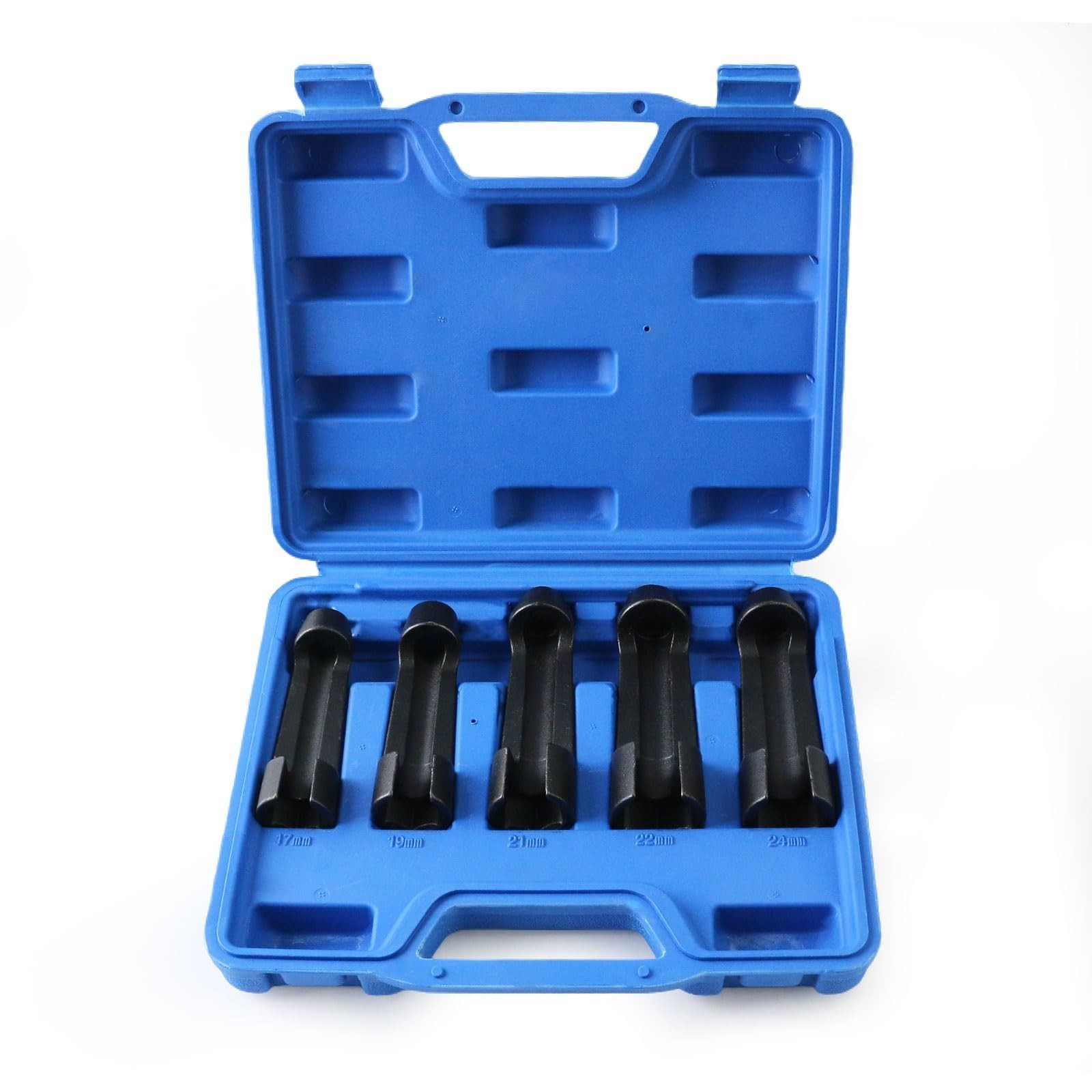 5x Diesel Fuel Line Socket Set Tesmirror 17mm 19 21 22 24mm Flare Nut Socket Set
