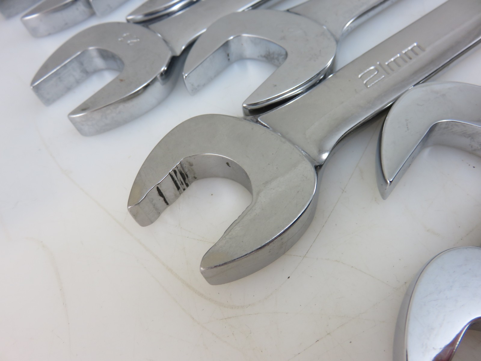 Snap-On METRIC OEXM Series Combination Wrench 18pc Set 8mm-24mm + 26mm