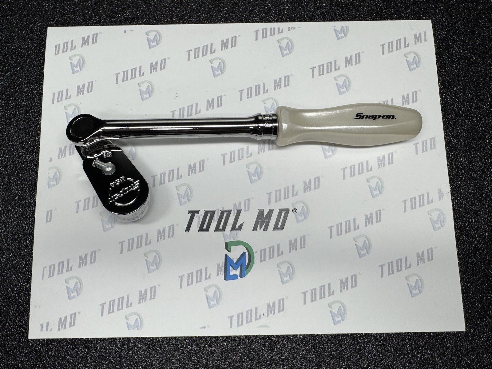 Snap-on Tools PEARL WHITE 3/8″ Drive Hard Grip Multi-Position Ratchet FHD80MP