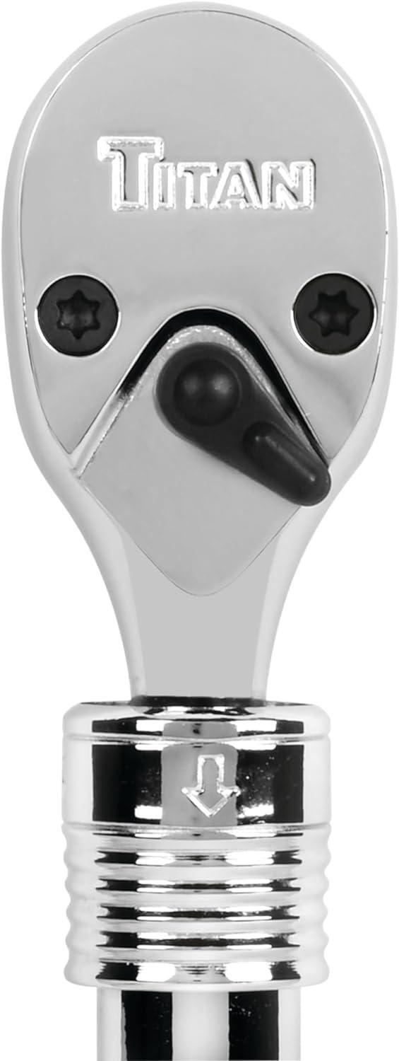 Titan Tools 72-Tooth Extendable Ratchet 1/4″ Drive X 6-1/2″ To 9-1/2″ 12184