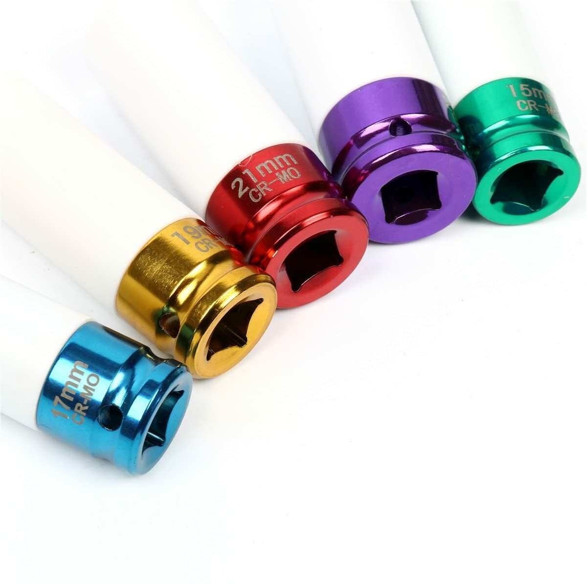 Non-Marring Thin-Walled 5PCS 1/2” Inch Impact Drive Lug Nut Socket 5-piece 1 set
