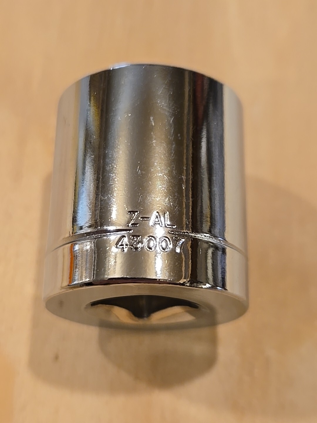 Craftsman 3/4″ 6 Point 3/8″ Drive Shallow Polished Chrome Socket 43007 Z-AL