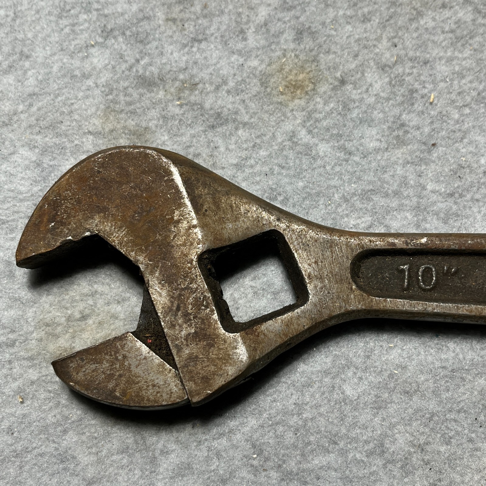 Vintage Scholler Wrench Adjustable Brown 10″ USA Buffalo – For Parts – No Adjust