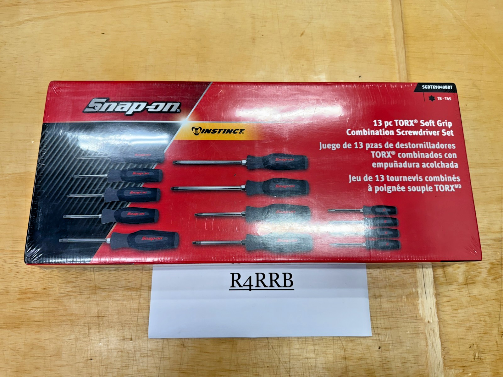 Snap-on Tools NEW 13pc DARK TITANIUM T8 – T45 TORX Screwdriver Set SGDTX9040BDT
