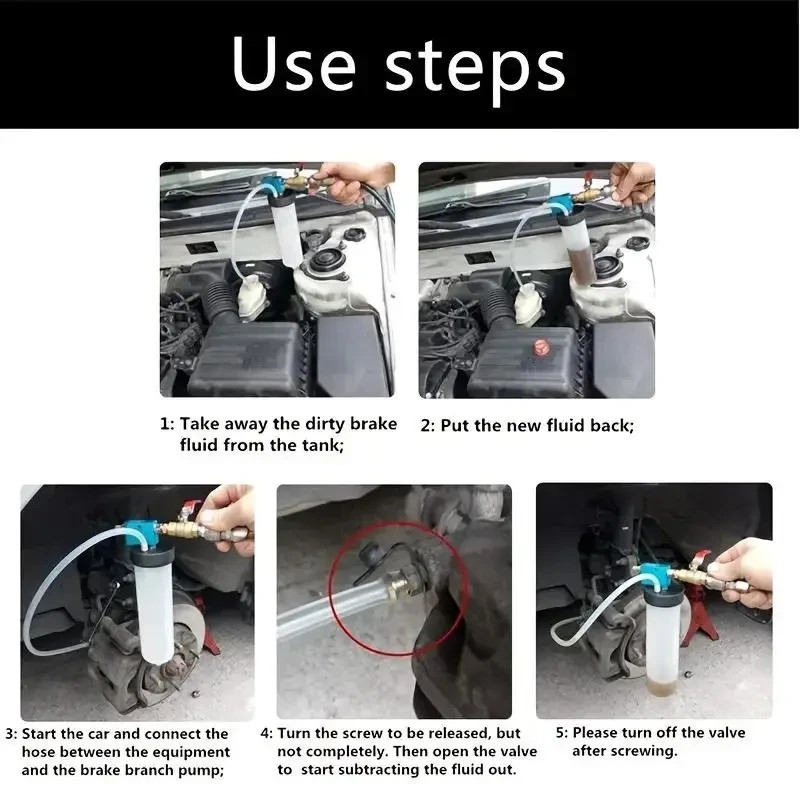 Vacuum Brake Bleeder Car Vehicle Tank Fluid Oil Change Extractor Pump Equipment