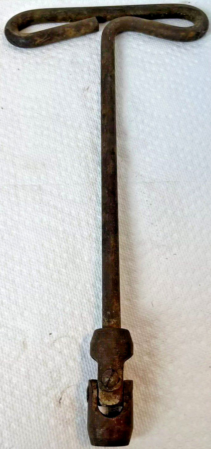Antique Socket T Wrench Walden Worcester 1020 TeeFlex 5/8 Pat 1918 Model T Era