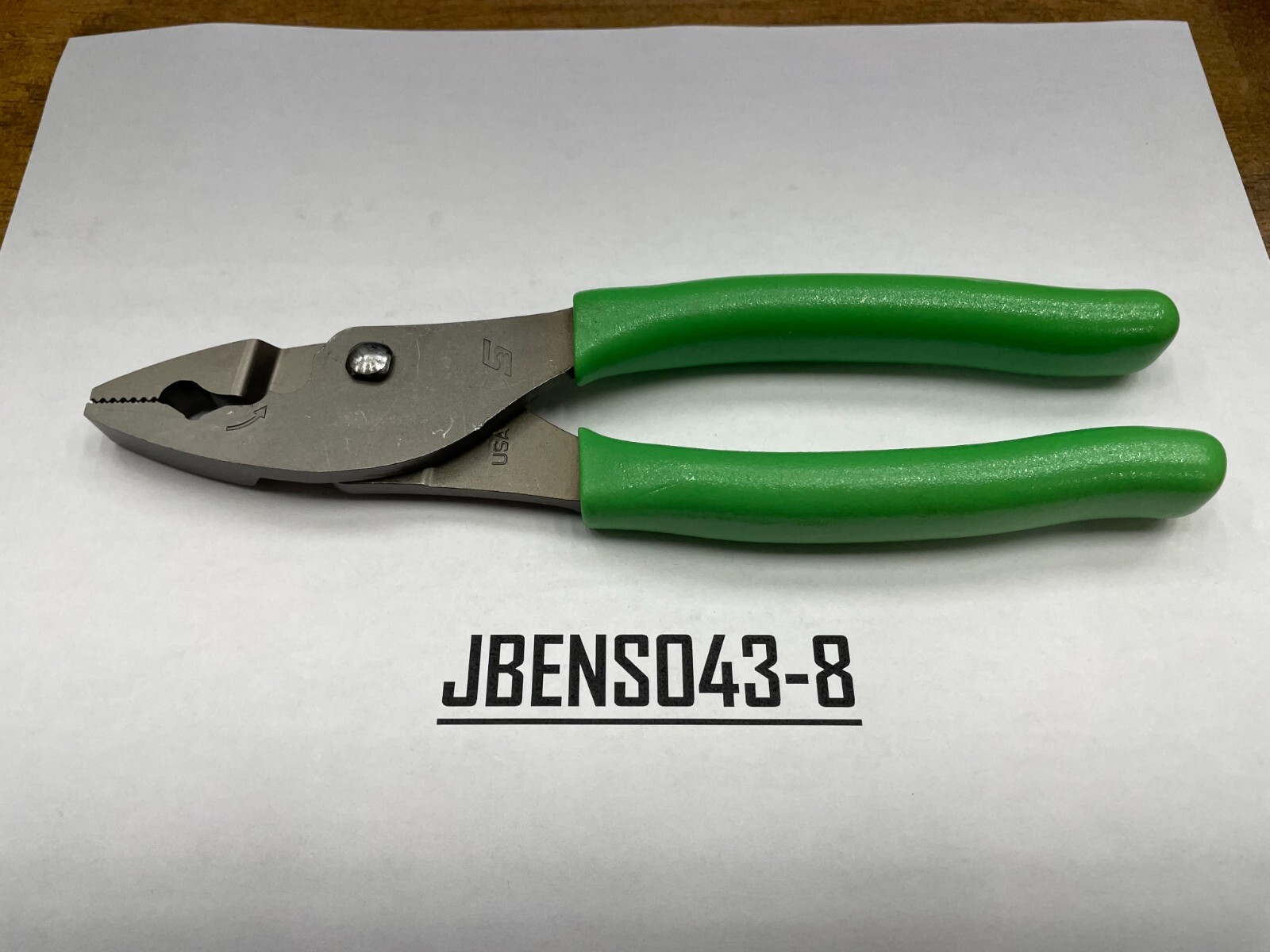 Snap-on Tools NEW GREEN 8″ Talon Soft Grip FlankJaw Slip-Joint Pliers HJ47ACFG