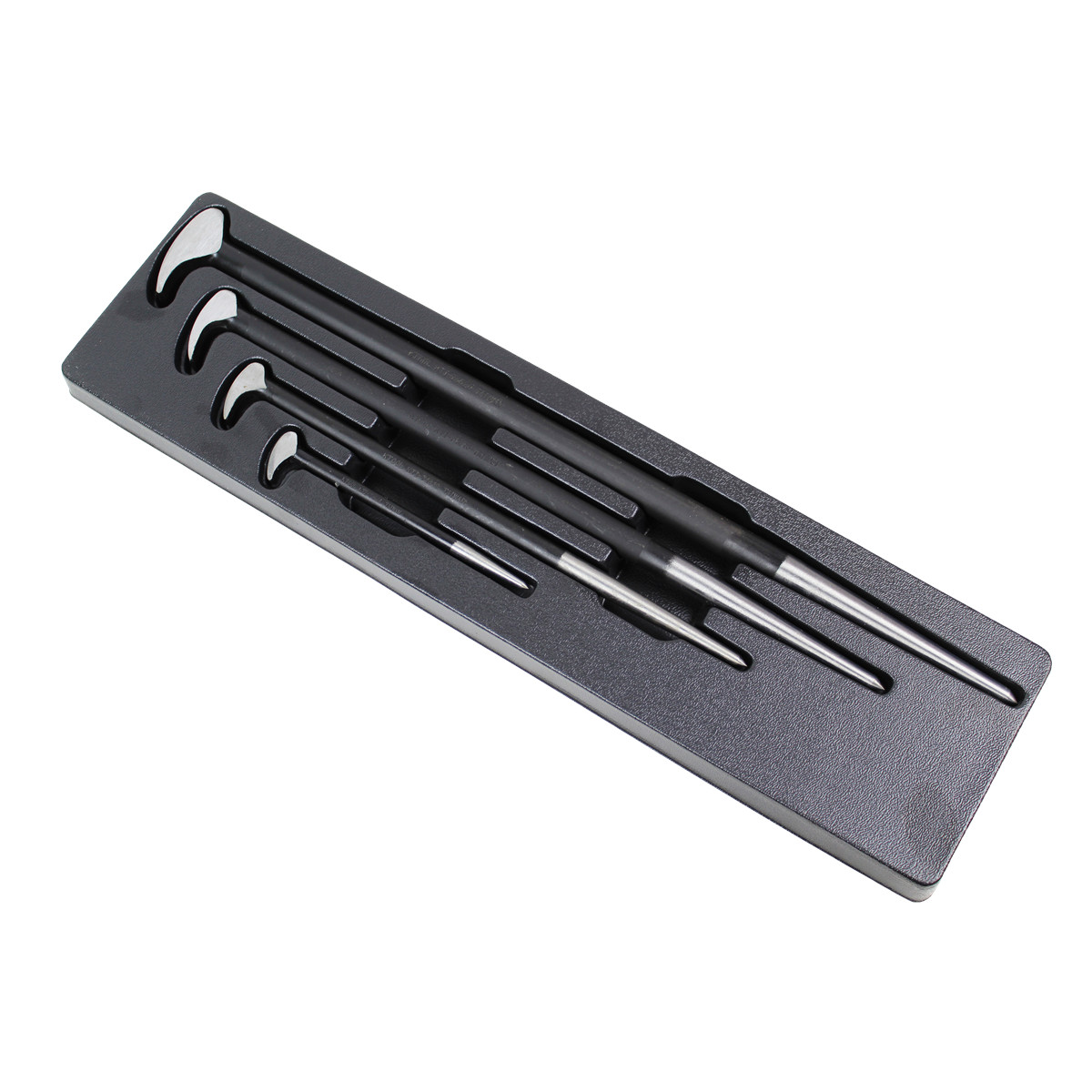 K Tool International 71600 Heat Treated Pry Bars With Rolling Head Design
