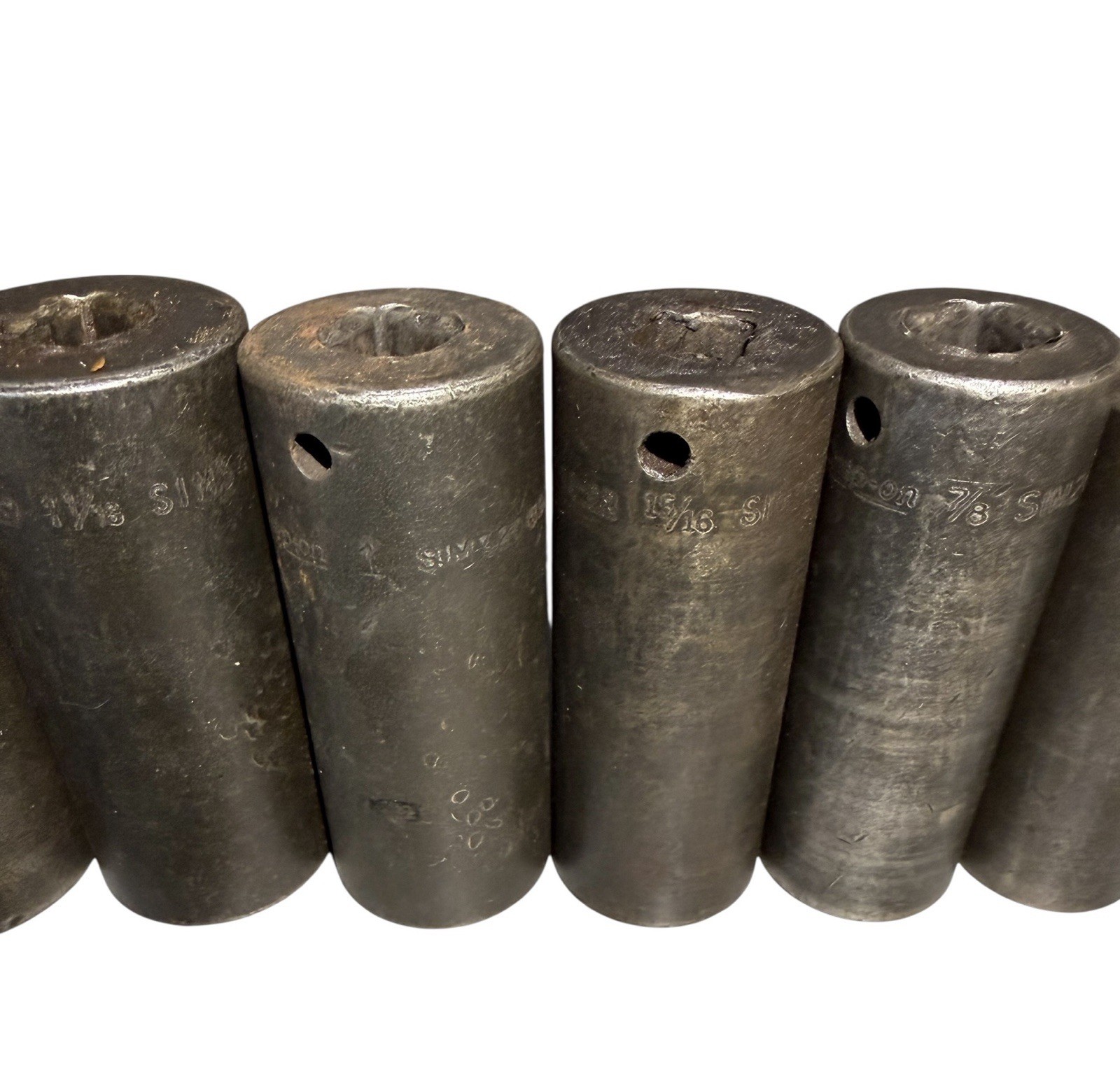 Snap On SIM 160-400 1/2″-1-1/4 1/2” Drive 6 point 12 Pc Set Deep Impact Socket