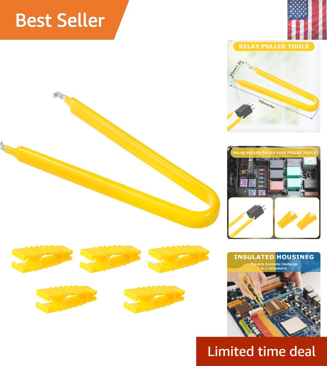 6 Pcs Automobile Fuse Puller Pliers Set Car Fuse Remover Set Fuse Puller Tool…
