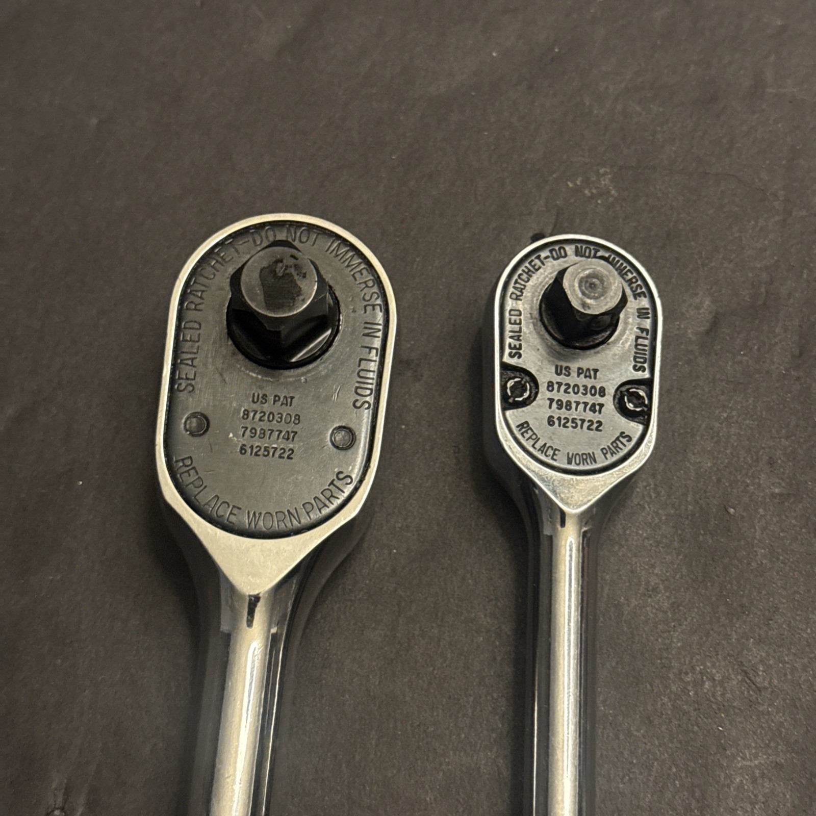 New Snap on tools 1/2″ and 3/8″ Drive Chrome ratchets F80 and S80A
