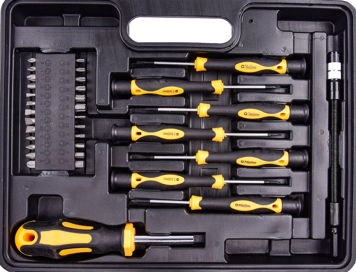 JEGS 80779 42-Piece Magnetic Screwdriver Set