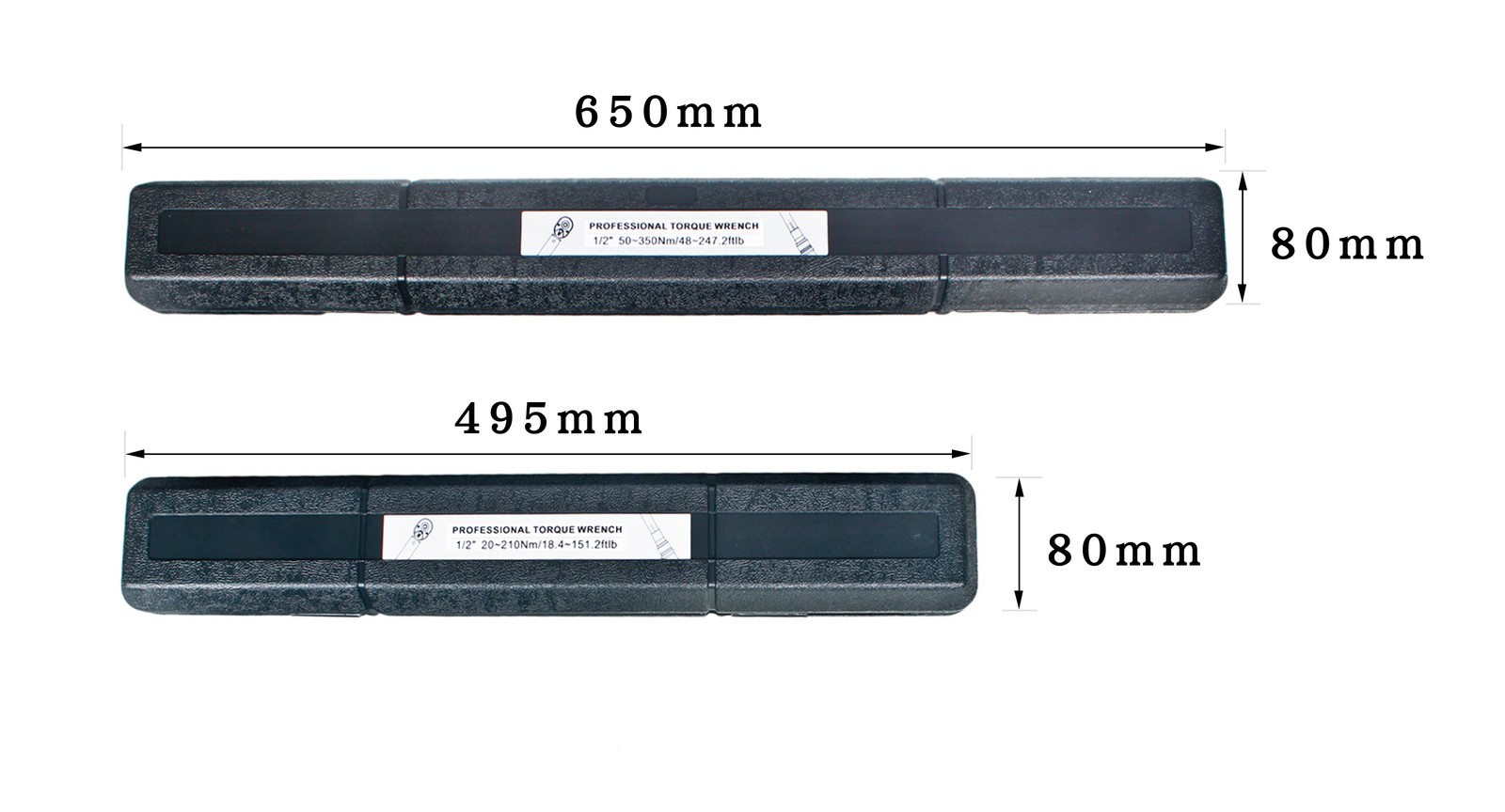 SwishTi 1/2 Inch Click Torque Wrench 150 250 ft-lb Reversible Car SUV Repair