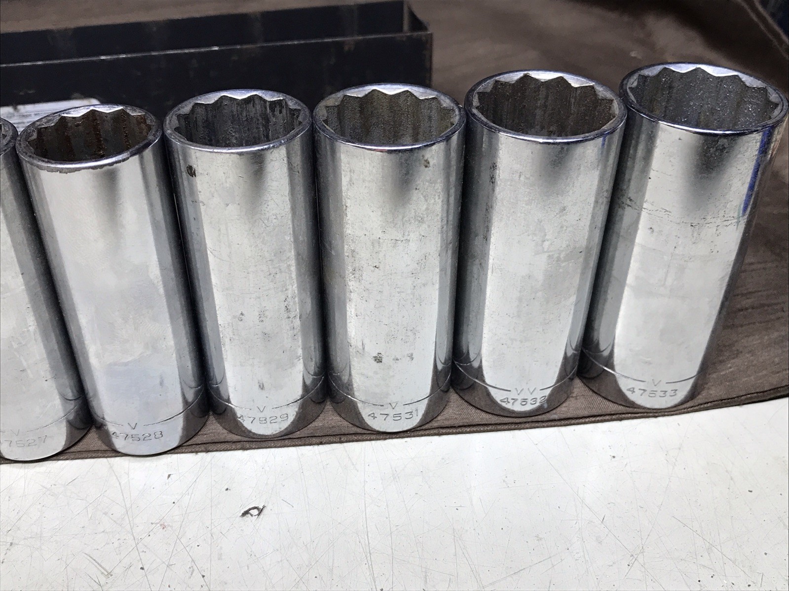 Craftsman 11pc 12Pt SAE Deep Socket Set 1/2″ Drive 1 1/8”-1/2” Made in USA
