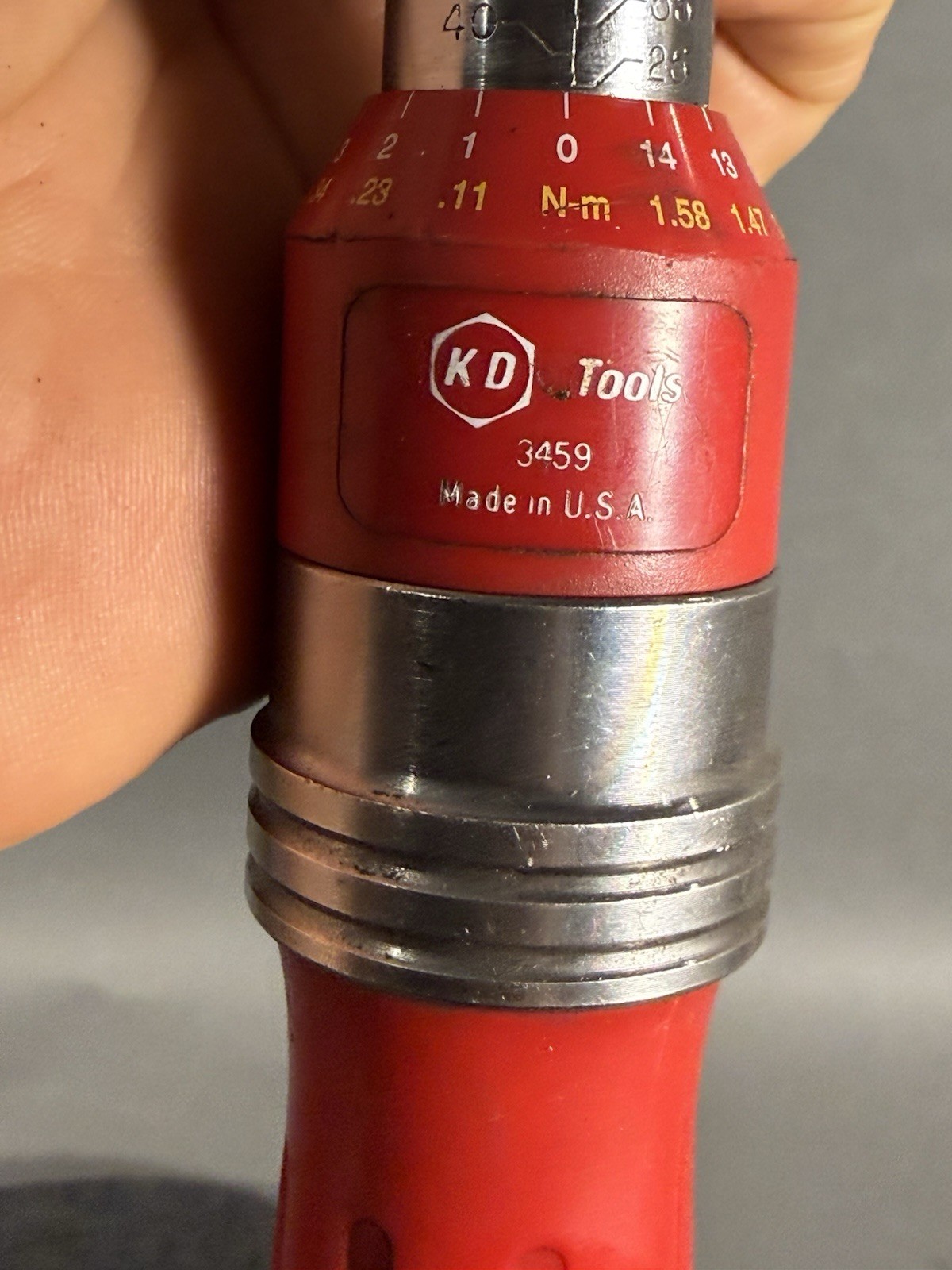 KD Tools 3459 1/2″ Drive 25-250 ftlbs Click Torque Wrench Micrometer Made in USA