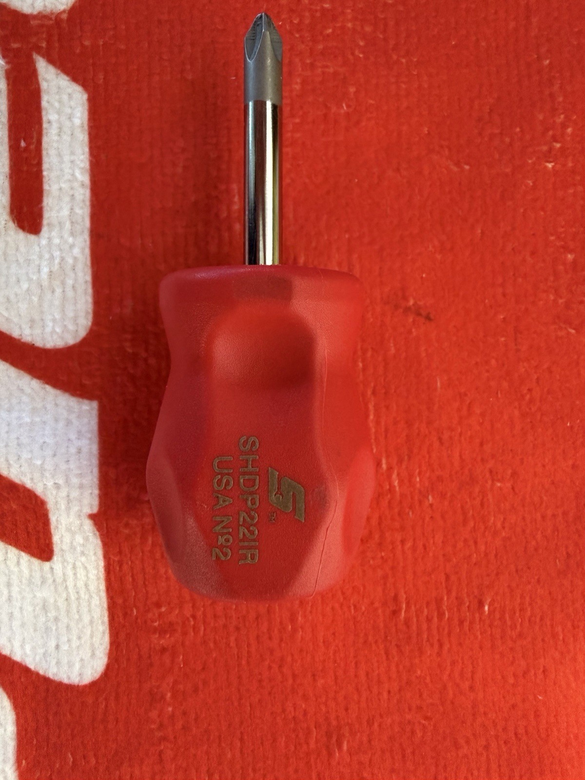 Snap-on SHDP22IR #2 Phillips Screwdriver Red Handle Steel Plastic USA