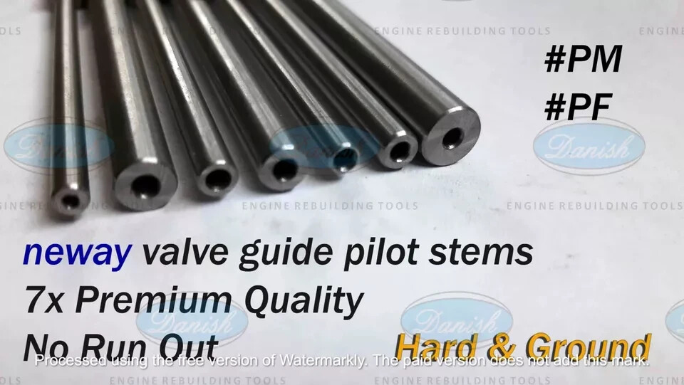 7x Neway 4.0 to 7.0mm .297 Top Valve Guide Pilot Set 100 Series Cutter USA