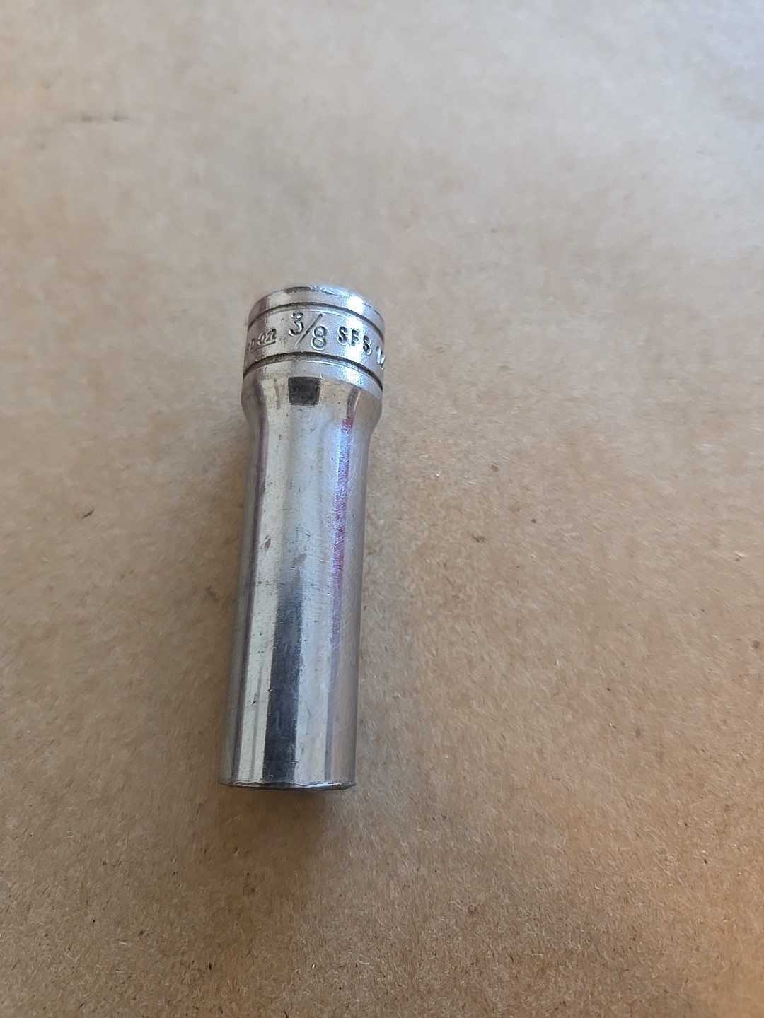 Snap On 3/8″ Drive 3/8″ 6PT SAE Deep Chrome Socket Worn SFS121