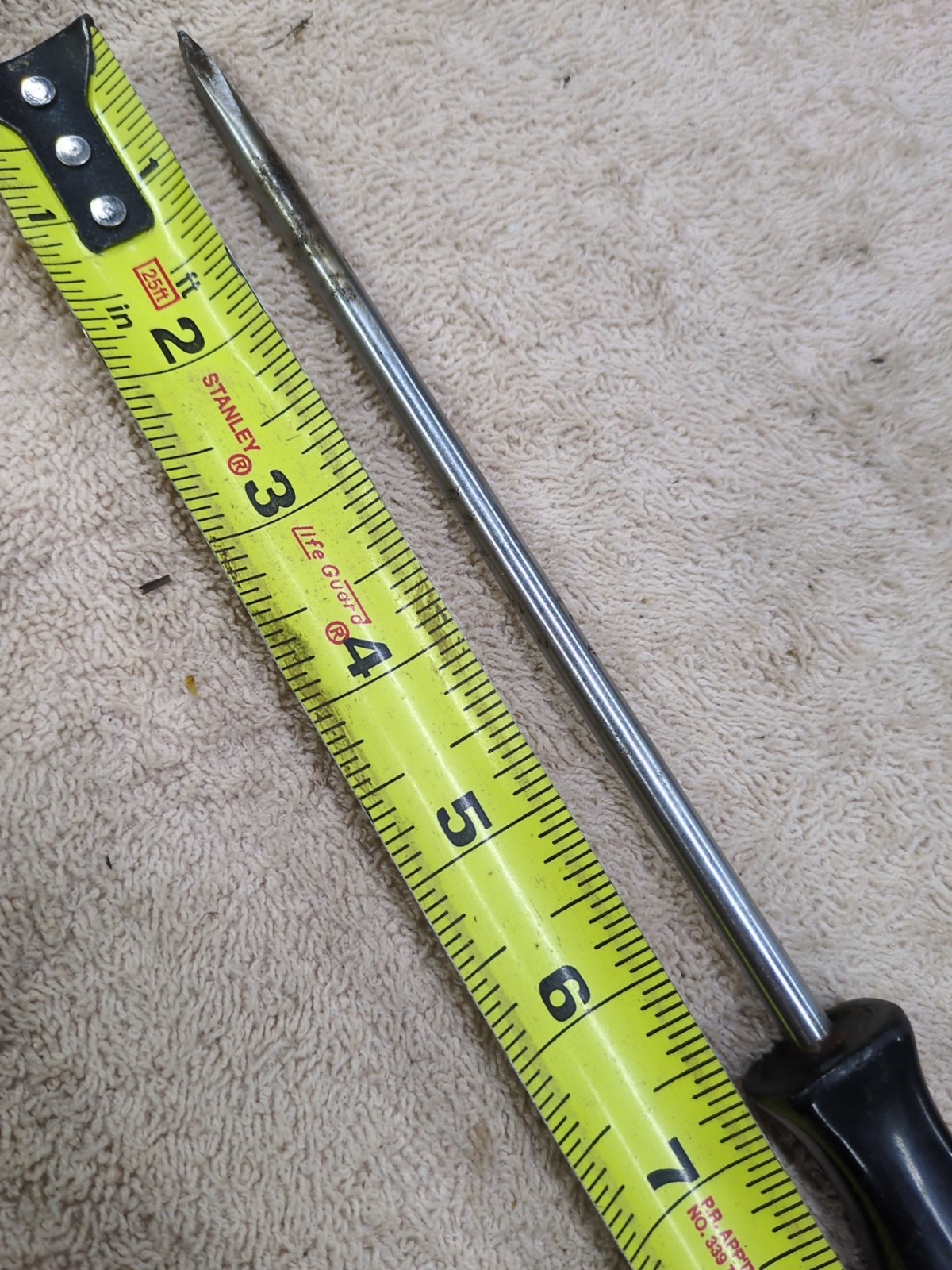 2- Snap-On Flat Slotted Screwdriver SSD4100 13.5 Inch Long & SSD4 7.5 Inch Long