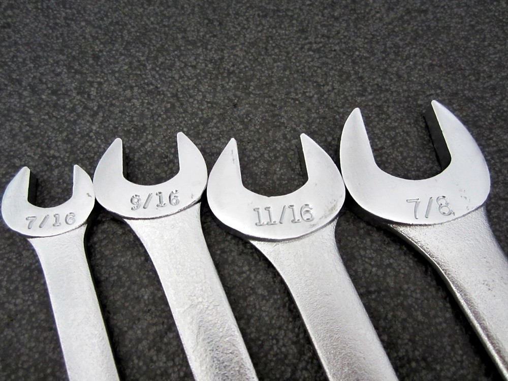 Vintage Craftsman 4pc SAE Tappet Wrench Set -V- Made in USA
