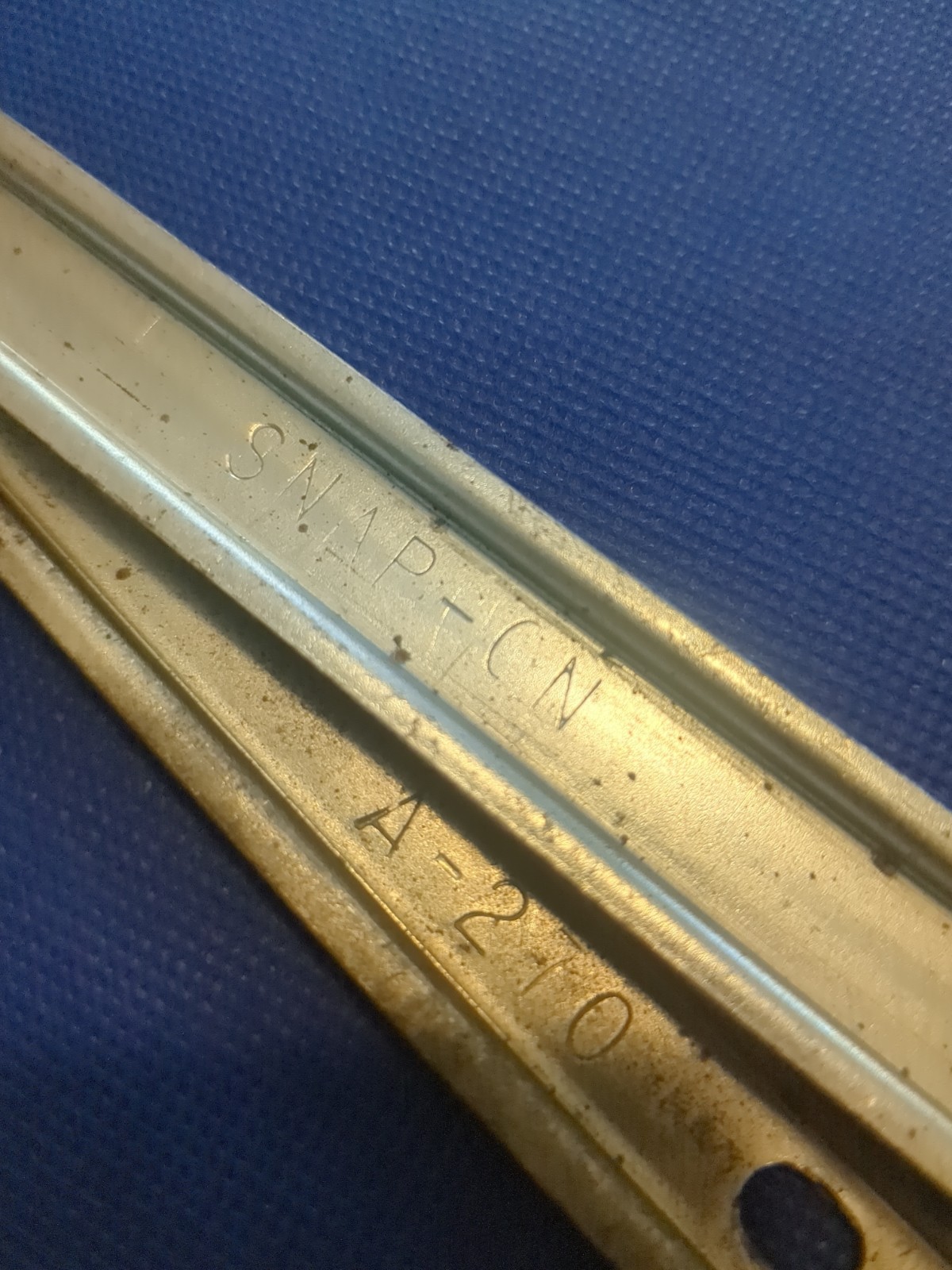 4 Snap On Tools A270 Socket Rail Organizer 16″ Length 1/2″ Drive no clips