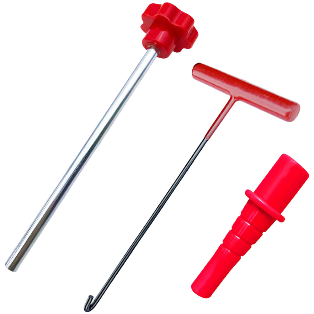 Vehicle Tire Valve Core Tool Kit Tubeless 3 Piece Set for Valve Replacement