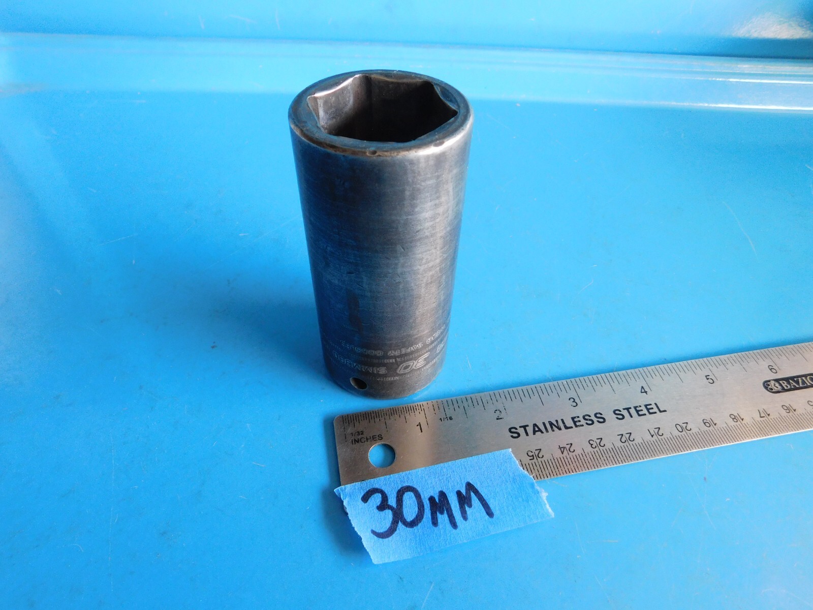 USED, SNAP ON ( 30MM ) 1/2DR. DEEP IMPACT SOCKET, PART #SIMM300