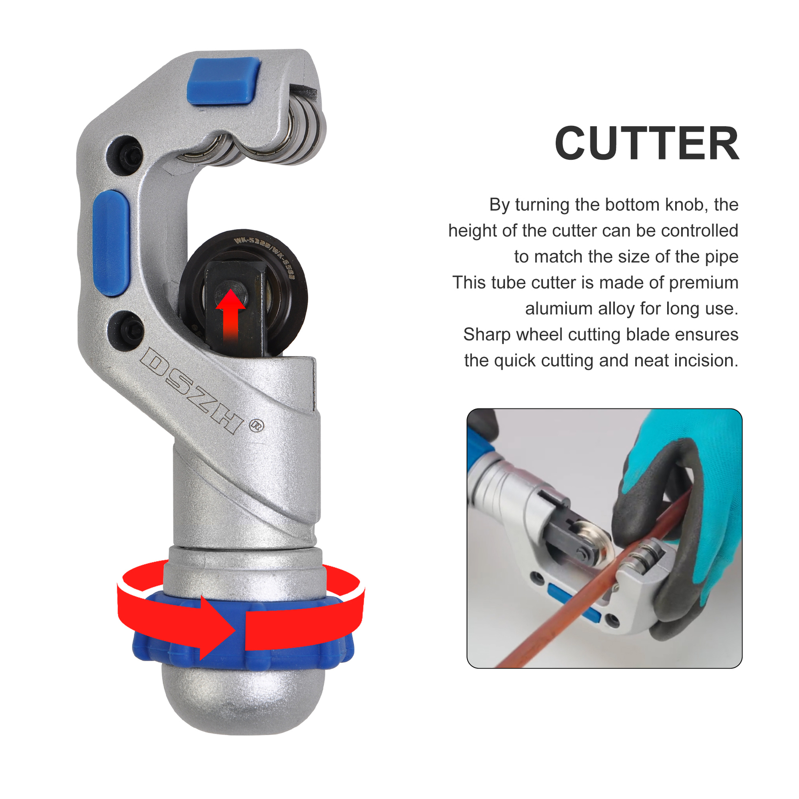 WK-400 Universal Hydraulic Expander & Flaring Tool Accurate Pipe Fuel Line Kit