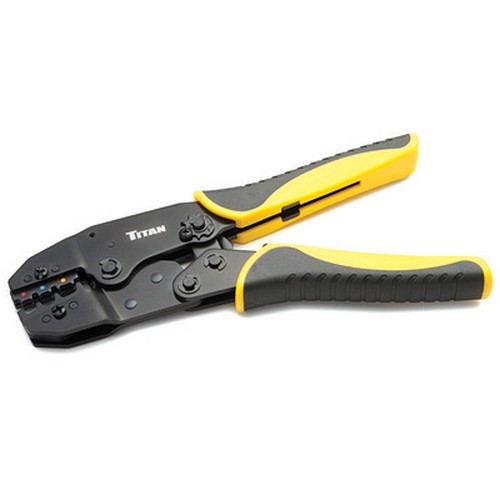 Titan Tools 11477 Ratcheting Wire Terminal Crimper
