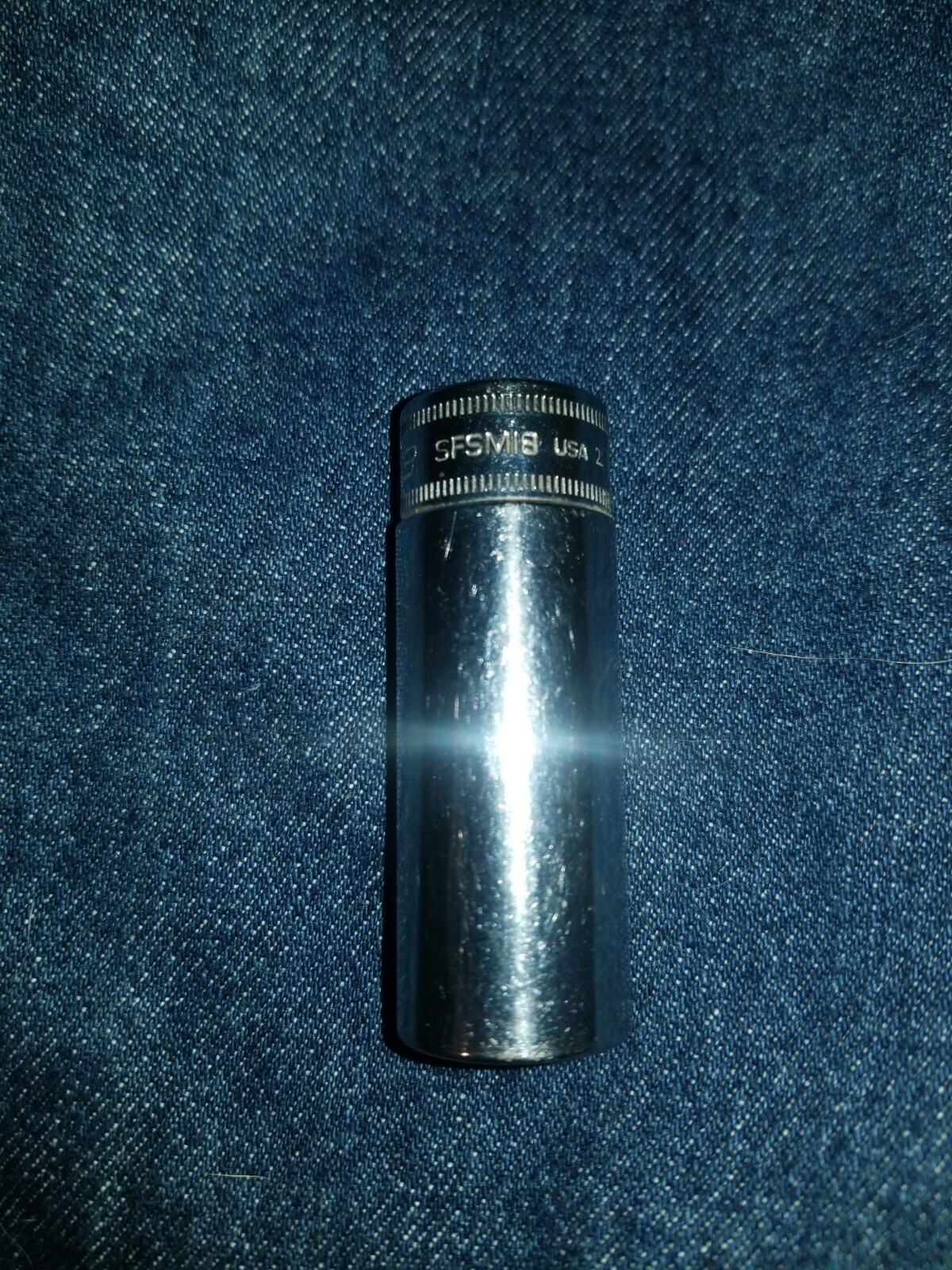 SNAP-ON TOOLS 3/8″ DRIVE 18MM DEEP 6 POINT SOCKET -USA-METRIC SFSM18 VGC!