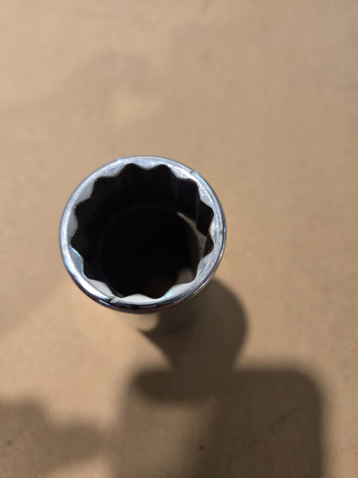 Snap On 1/2″ Drive 1-3/16″ 12PT SAE Deep Chrome Socket USA S381