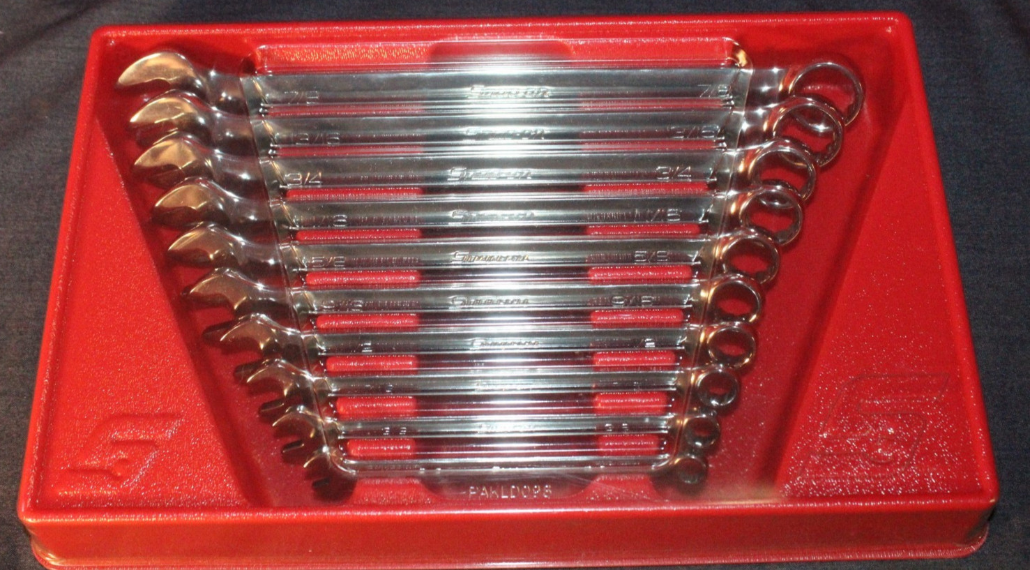 SNAP ON SOEX710 10 pc 12 point sae flank drive plus combo wrench set AO4078772