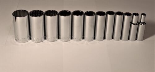 Craftsman 3/8in. Drive Deep Sockets 12pt. SAE or Metric – Choose