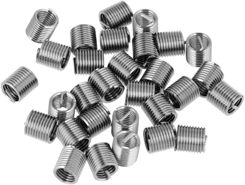M5 Thread Repair Insert Kit: 30pcs Durable Stainless Steel Tool Set for Repairs