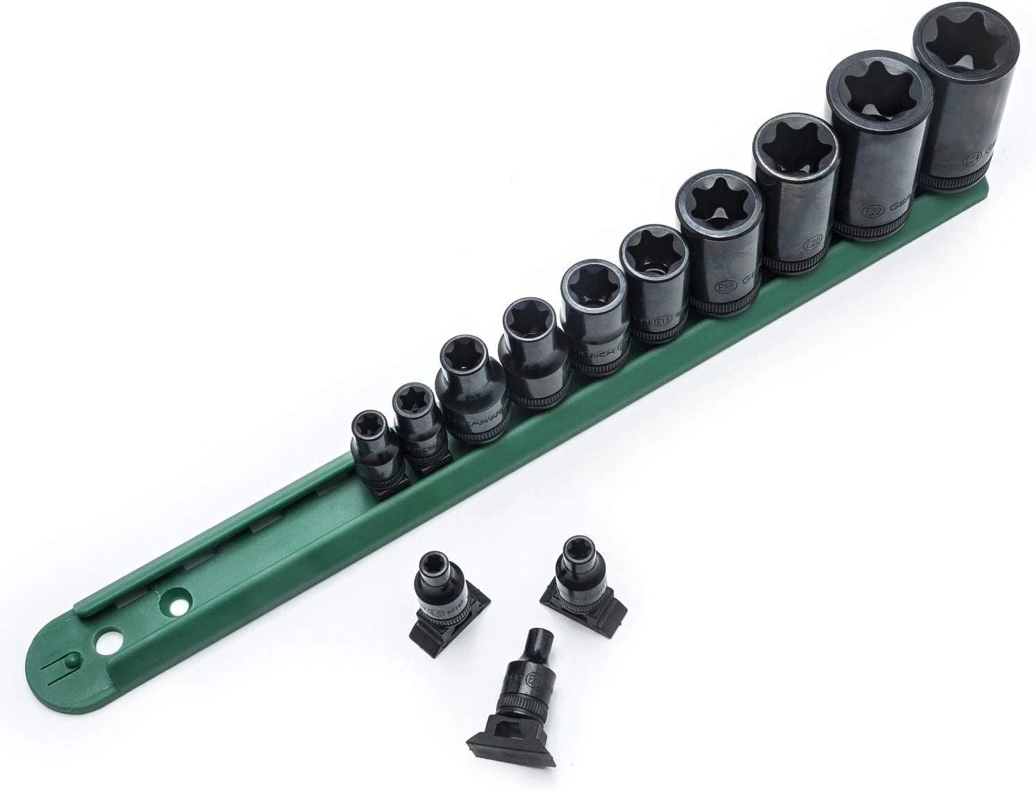 Durable 13-Piece E-Torx Socket Set with Black Oxide Finish & Heat Treatment