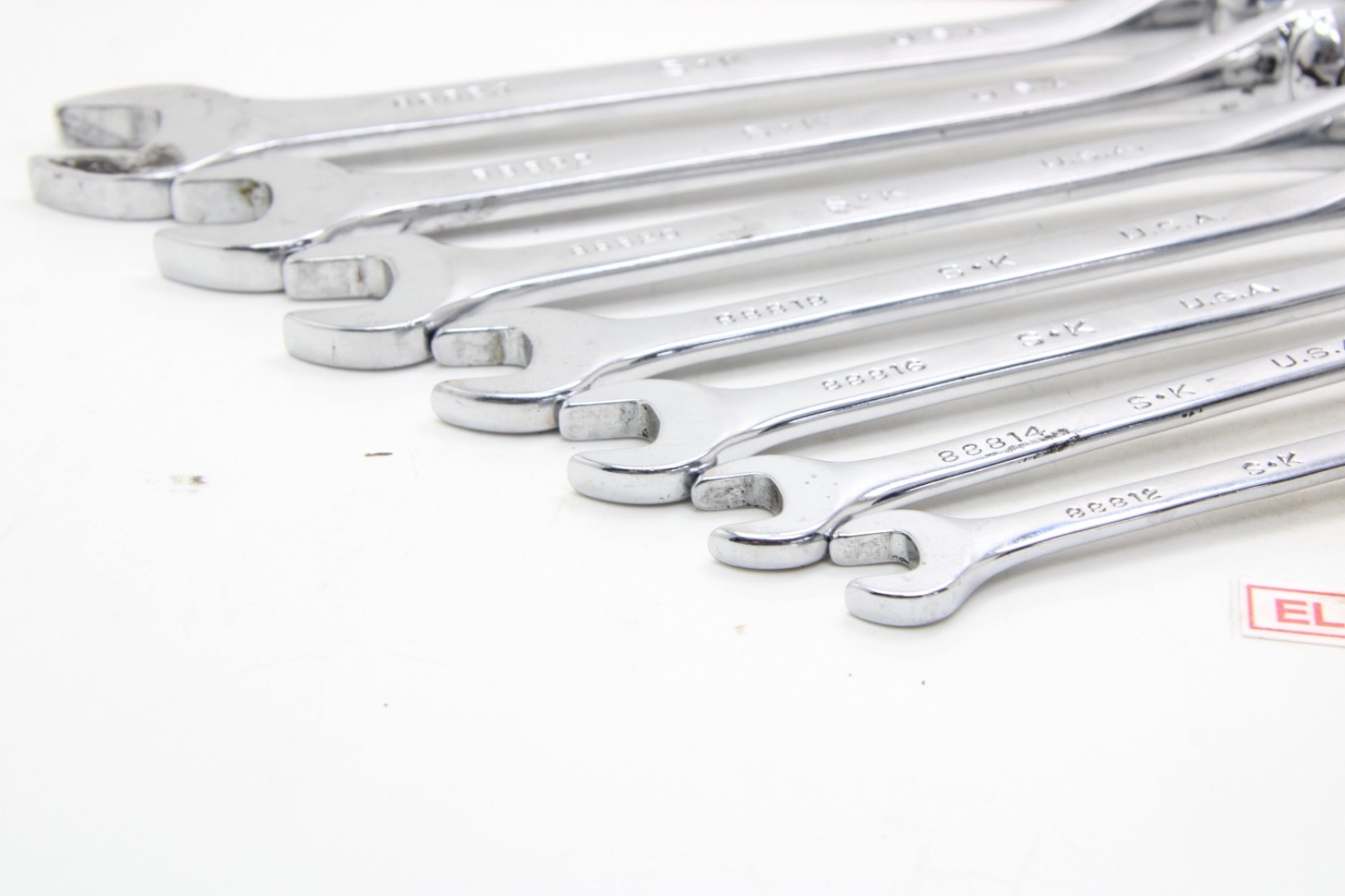 SK Tools 88812-88824 3/8 – 3/4 12 Point Flex Head Superkrome Socket Wrench Set