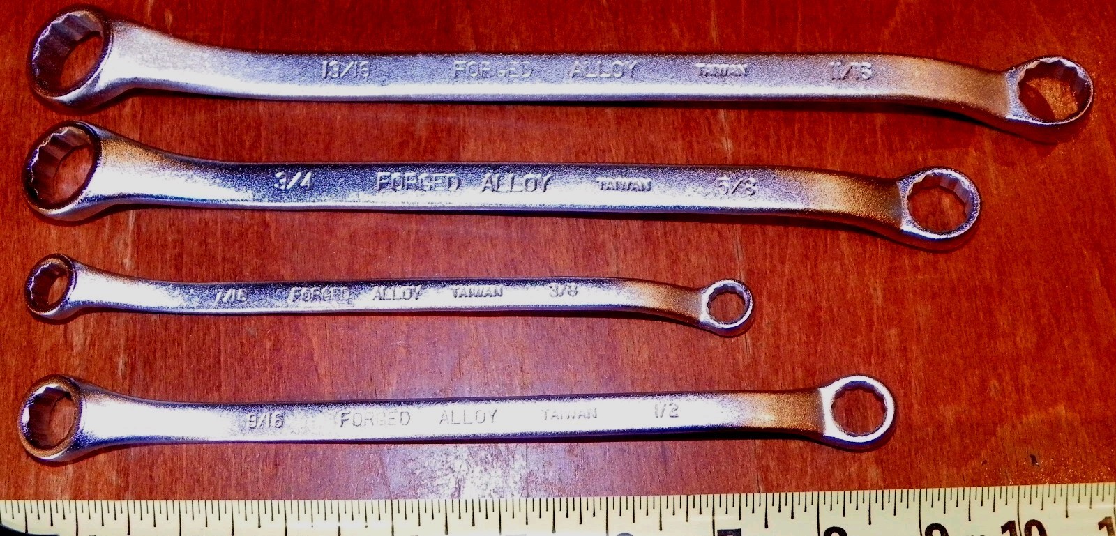 TRUE VALUE MASTER MECHANIC PRO FRACTIONAL 12 Pt DOUBLE BOX END OFFSET WRENCH SET