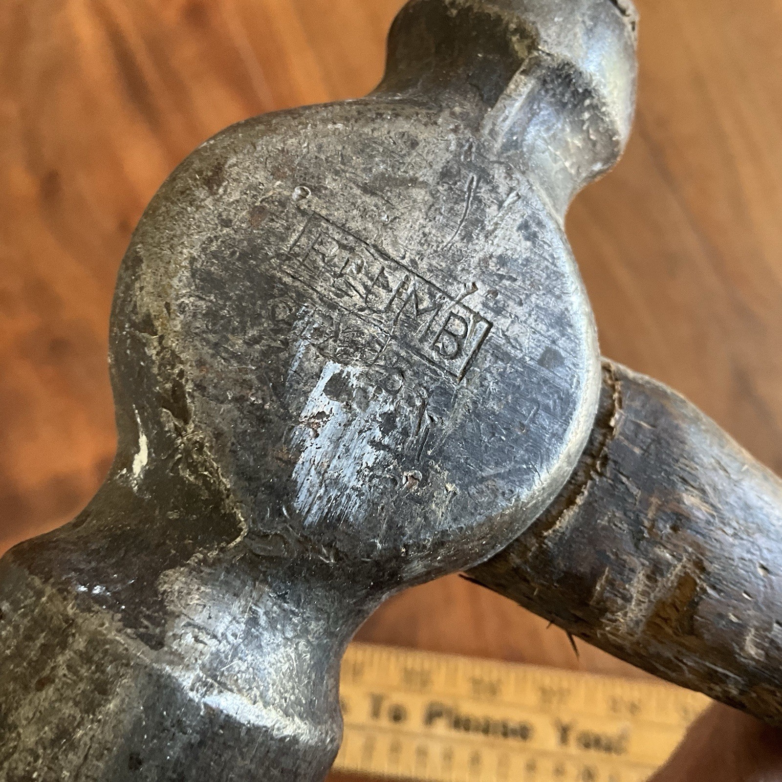 Vintage Plumb Plvmb Plomb 1-1/2″ lbs Ball Peen Hammer USA Made Tool
