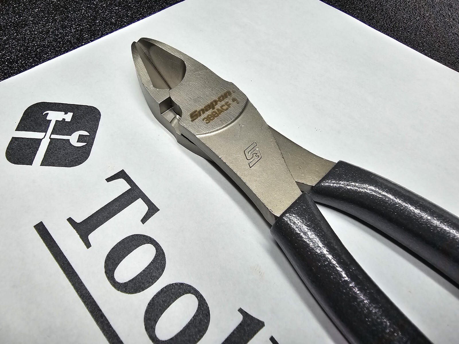 Snap-on Tools NEW DARK TITANIUM 8″ High Leverage Diagonal Cutter Pliers 388ACF