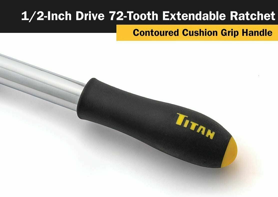 Titan 12073 1/2″ Drive Extendable Ratchet