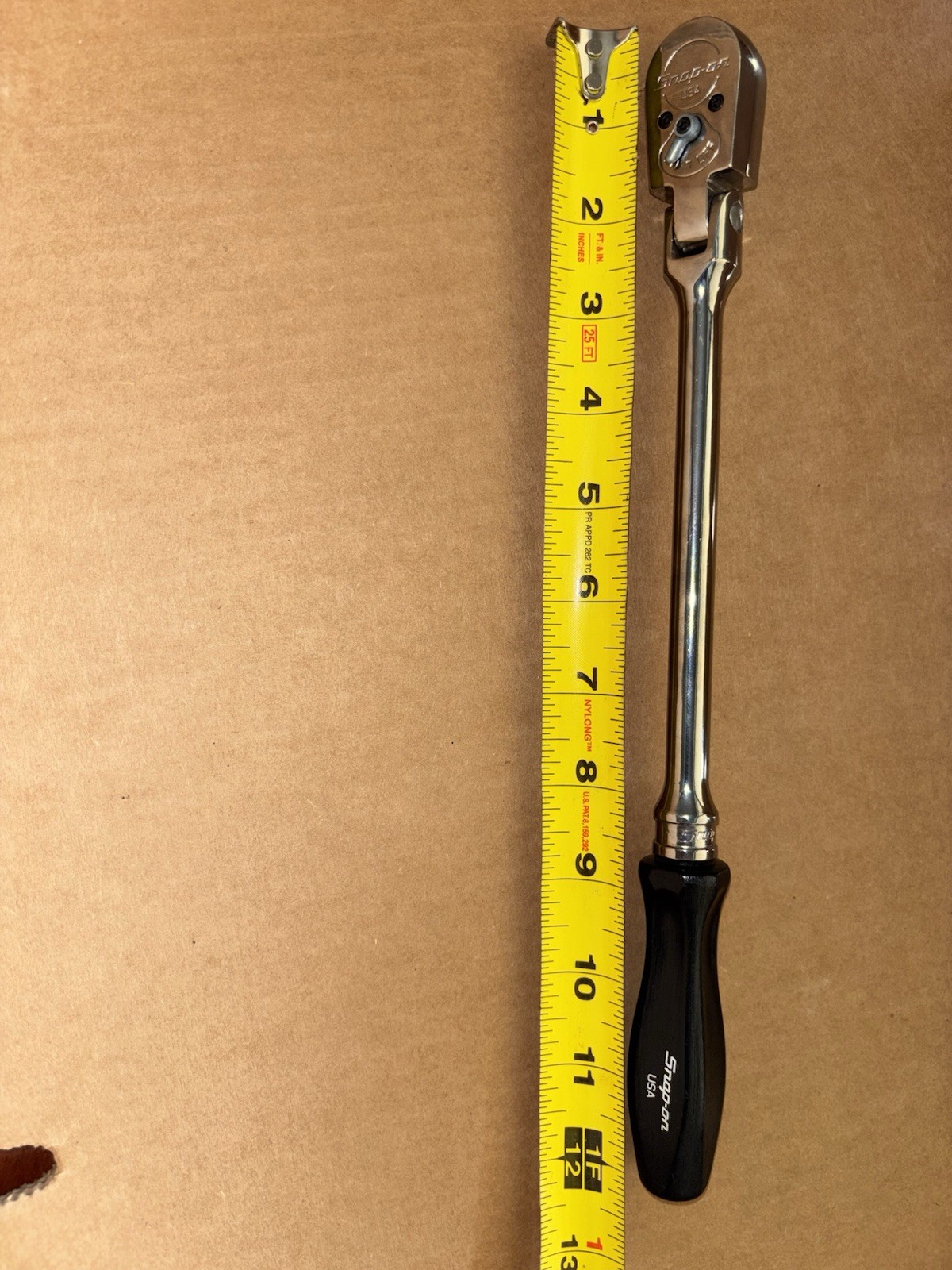 New Snap-On F851 3/8 Flex Drive Ratchet Black Handle