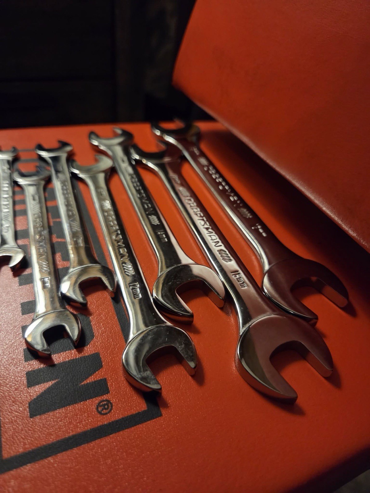 Craftsman Tools Open End Wrench Set Metric/SAE Polished (NEW)