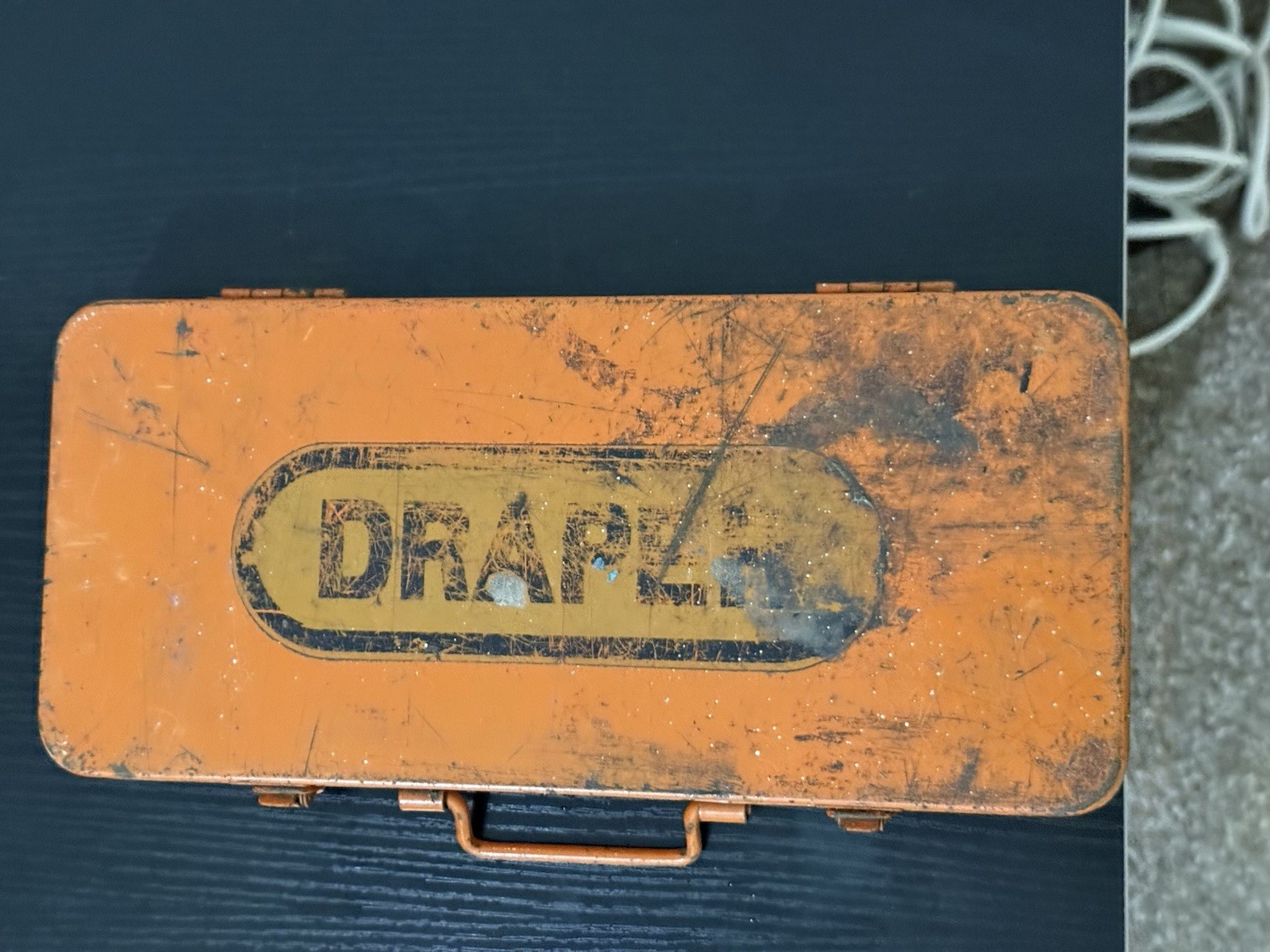 GENUINE DRAPET 1/4″ DRIVE SOCKET SET AF IN GOOD CONDITION AS CAN BE SEEN IN CASE
