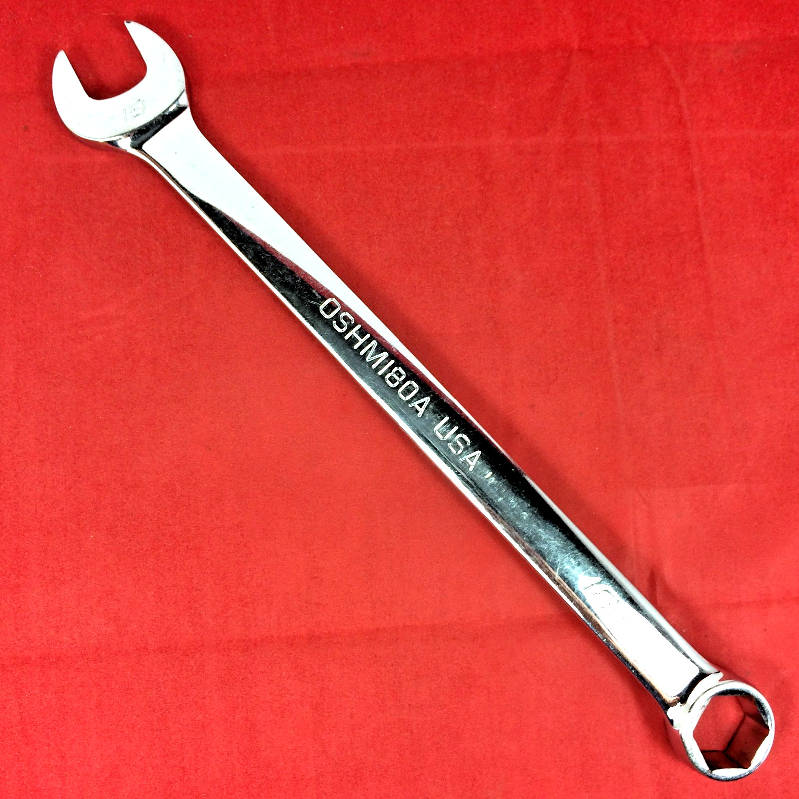 Snap-on 18mm OSHM180A Metric 6-point Combination Wrench 1991