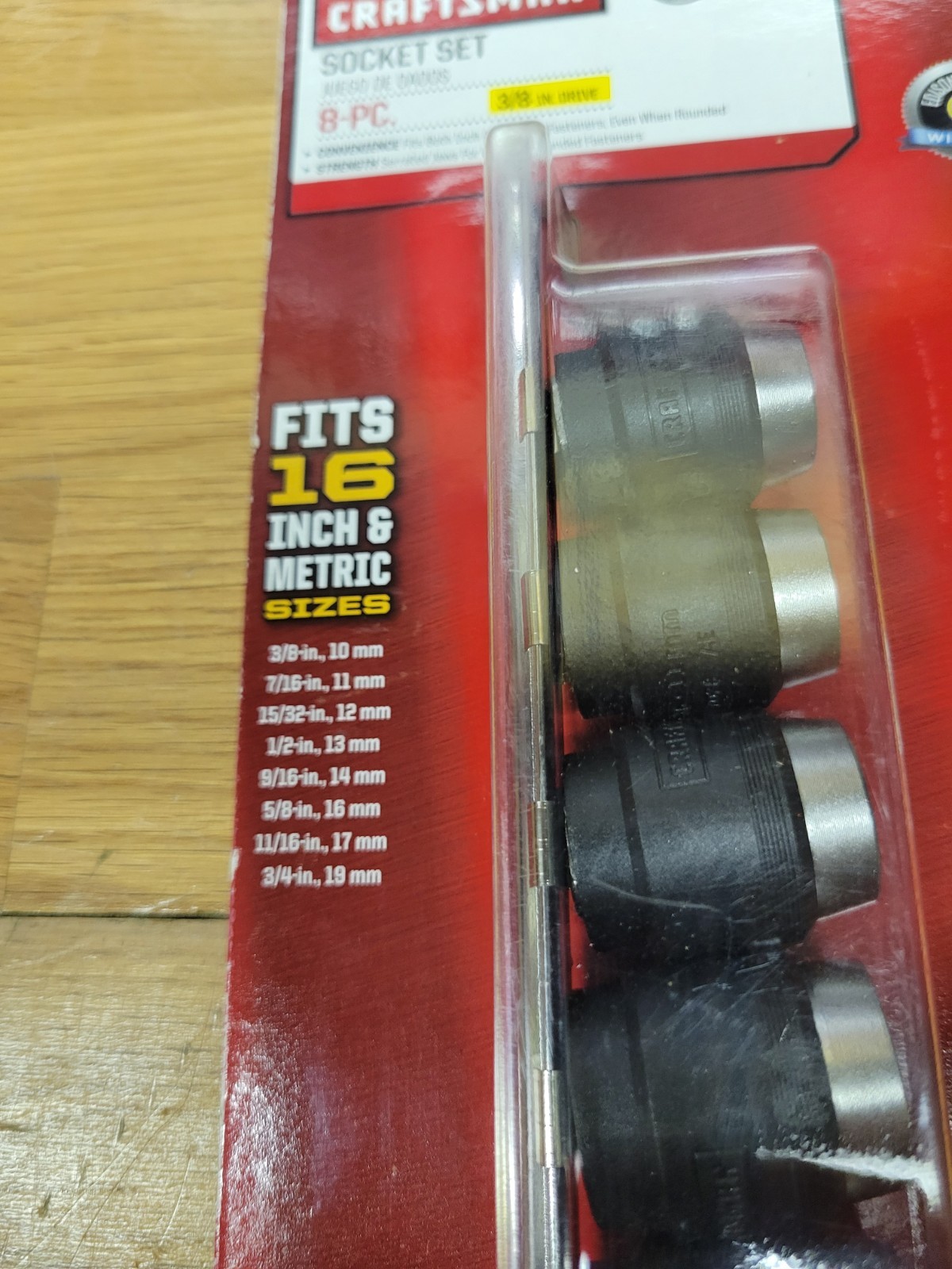 Sears Craftsman Extreme Grip 8pc Socket Set 47260 NOS SAE & Metric Sizes, 2 SETS