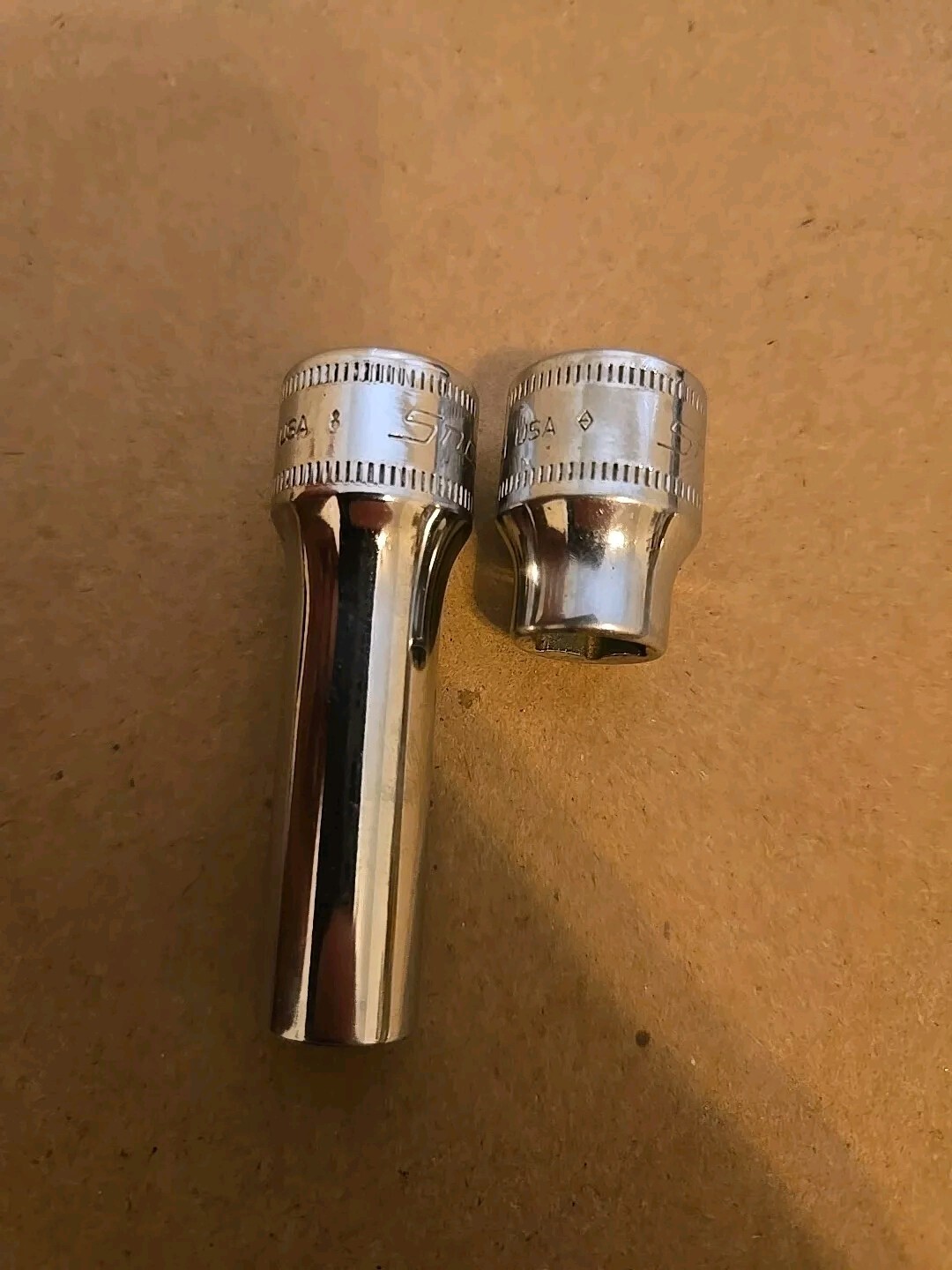 Snap On 3/8″ Drive 9MM 6PT Shallow Deep Chrome Sockets FSM91 SFSM9