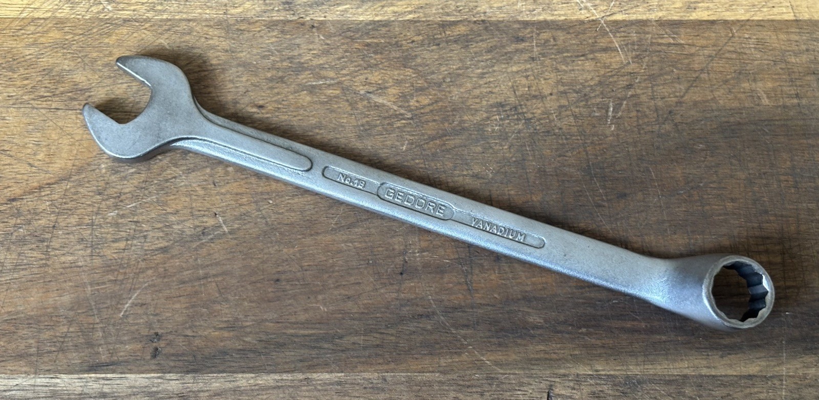 GEDORE No1B – 13mm metric – Cranked Combination Spanner . High Quality German