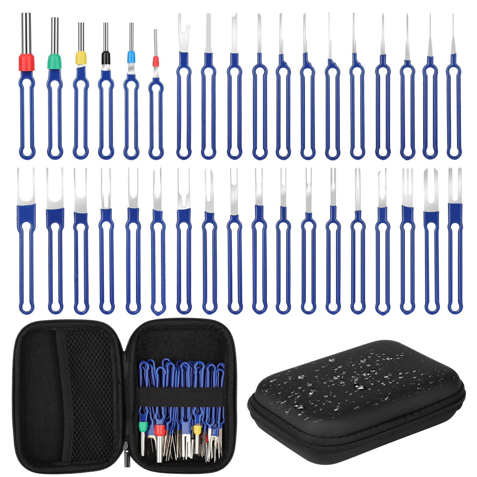 36Pcs Terminal Removal Tool Kit, Electrical Connector Pin Removal Tool Kit