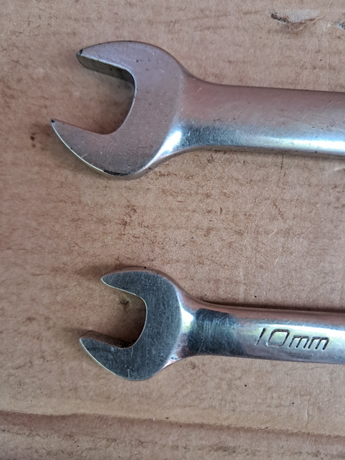 2 Pieces of Snap On Combination OEXM 10 & 13mm Spanners in Good Used Condition