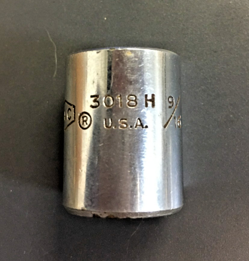 P&C, 9/16″ SOCKET, 3018 H, 6 POINT, 3/8″ DRIVE, USA Proto Challenger